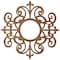 Ekena Millwork Dijon Wood Fretwork Pierced Ceiling Medallion, Walnut, 24"OD x 7 3/4"ID x 3/8"T CMWP24X24X0375DIWA - alternate 3